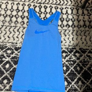 Blue Nike tank top